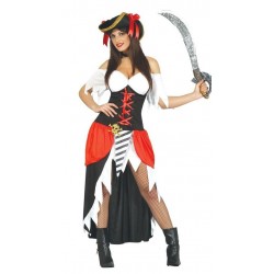 Disfraz bucanera pirata black talla M 38 40 mujer