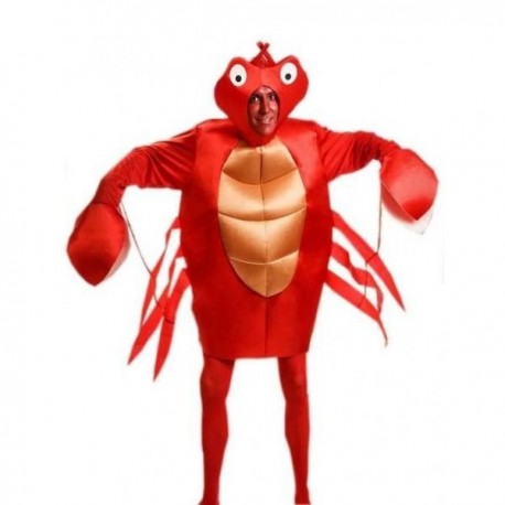 Disfraz cangrejo adulto talla unica