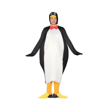Disfraz pinguino polar gordo adulto talla L 52 54