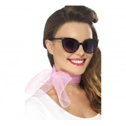 Panuelo rosa anos 60 foulard retro