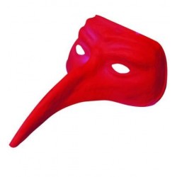 Mascara veneciana pico de ave plastico la peste