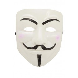 Mascara v de vendedeta blanca anonimus