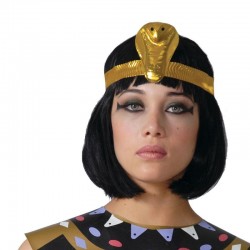 Diadema cleopatra plastico serpiente egipcia