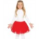 Tutu infantil rojo 31 cm para nina