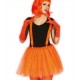 Tutu naranja neon mujer falda tul 40 cm