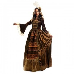 Disfraz reina medieval de lujo talla m-l