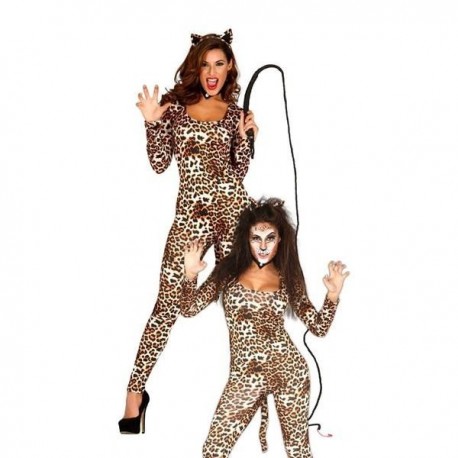 Disfraz leoparda talla m l mujer leopardo 84369