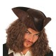 Sombrero corsario pirata 3 puntas simil piel