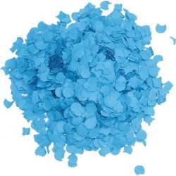 Bolsa de confeti azul 1 kg unicolor
