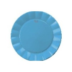 Platos azul up 23 cm 6 unds plastico alta calida