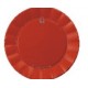 Platos rojos up 23 cm 6 unds plastico alta calidad
