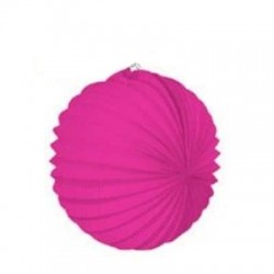 Farol rosa fucsia esferico 22 cm farol fiesta feri