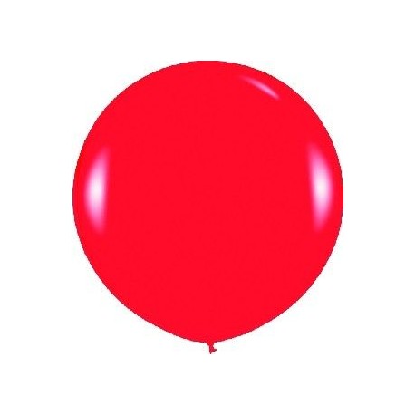 Globo gigante rojo fashion solido R36 90 cm unidad