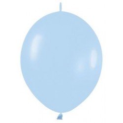 Globo azul pastel cadena lol 25 uds sempertex