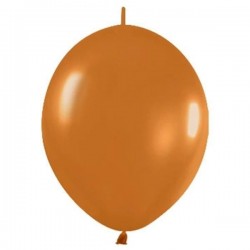 Globo dorado metal cadena lol 25 uds sempertex