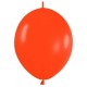 Globo naranja link o loon 28 cm 25 unidades