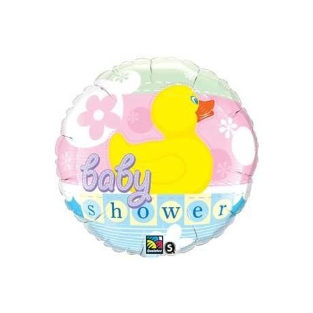 Globo foil baby shower patito 18 46 cm