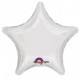 Globo estrella blanco helio foil 18 45 cm