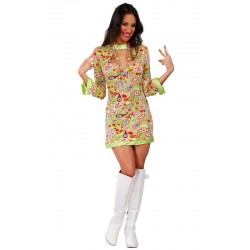 Disfraz sexy hippye love vestido 80534 gui