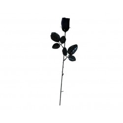 Rosa negra 44 cm decoracion halloween