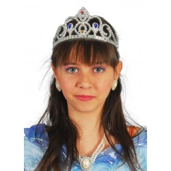 Diadema plata tiara princesa