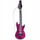 Guitarra electrica hinchable zebra rosa 105 cm