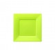 Platos verde pequeno 8 und