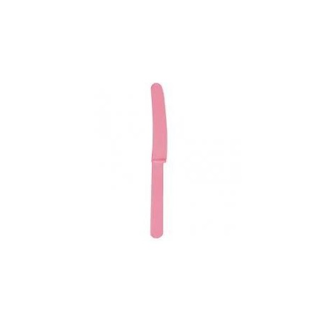 Cuchillo rosa plastico nina barato 10 unidades