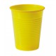 Vasos amarillo plastico baratos 200 cc 24 unidades