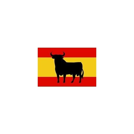 Bandera espana 90x150 con toro