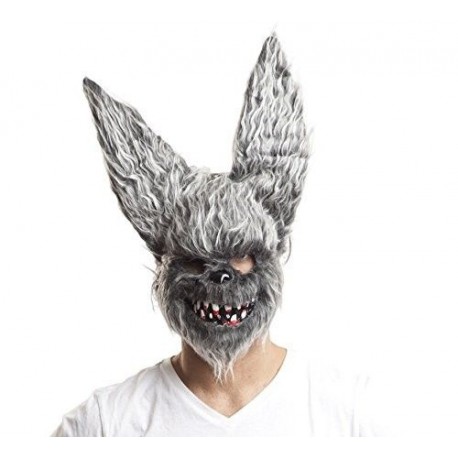 Mascara conejo diablico peluche