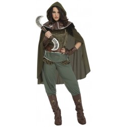 Disfraz enda guardiana del bosque arquera mujer