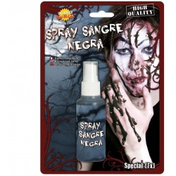 Spray de sangre negra artificial oscura