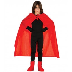 Capa roja 100 cm sin capucha para superman