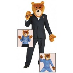 Disfraz oso incluye manos y capucha ted w innie poo