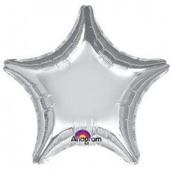 Globo estrella plateada jumbo 32