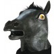 Careta caballo negro mascara jamelgo