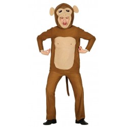 Disfraz mono macaco talla l 52-54 simio jugueton