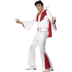 Disfraz elvis blanco original talla l hombre