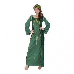 Disfraz medieval verdelady marion talla ml mujer