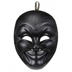 Mascara negra veneciana para hombre