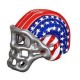 Casco de futbol americano usa hinchable rugby