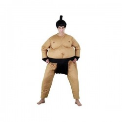 Disfraz luchador de sumo gordo hombre
