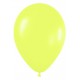 Globo amarillo neon r 12 30cm 50uds sempertex