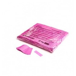 Confeti papel rectangular rosa