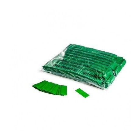 Confeti papel rectangular verde