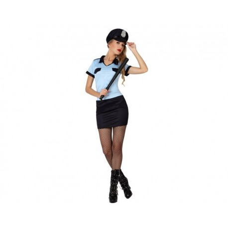 Disfraz policia para mujer talla ml adulto