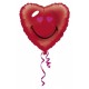 Globo emoticono smiley corazon rojo 18 45 cm