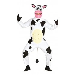 Disfraz vaca graciosa adulto talla L 52 54