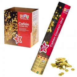 Canon confetti color oro 30 cm